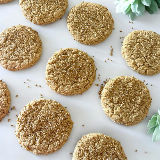 Vegan Sesame Tahini Cookies