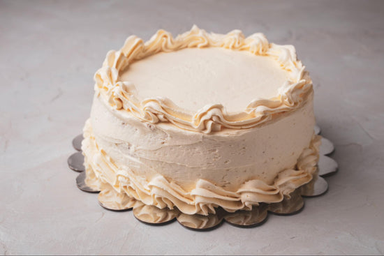 Vegan Vanilla Cake with Vanilla Frosting