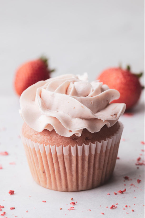 Vegan Strawberry Cupcakes