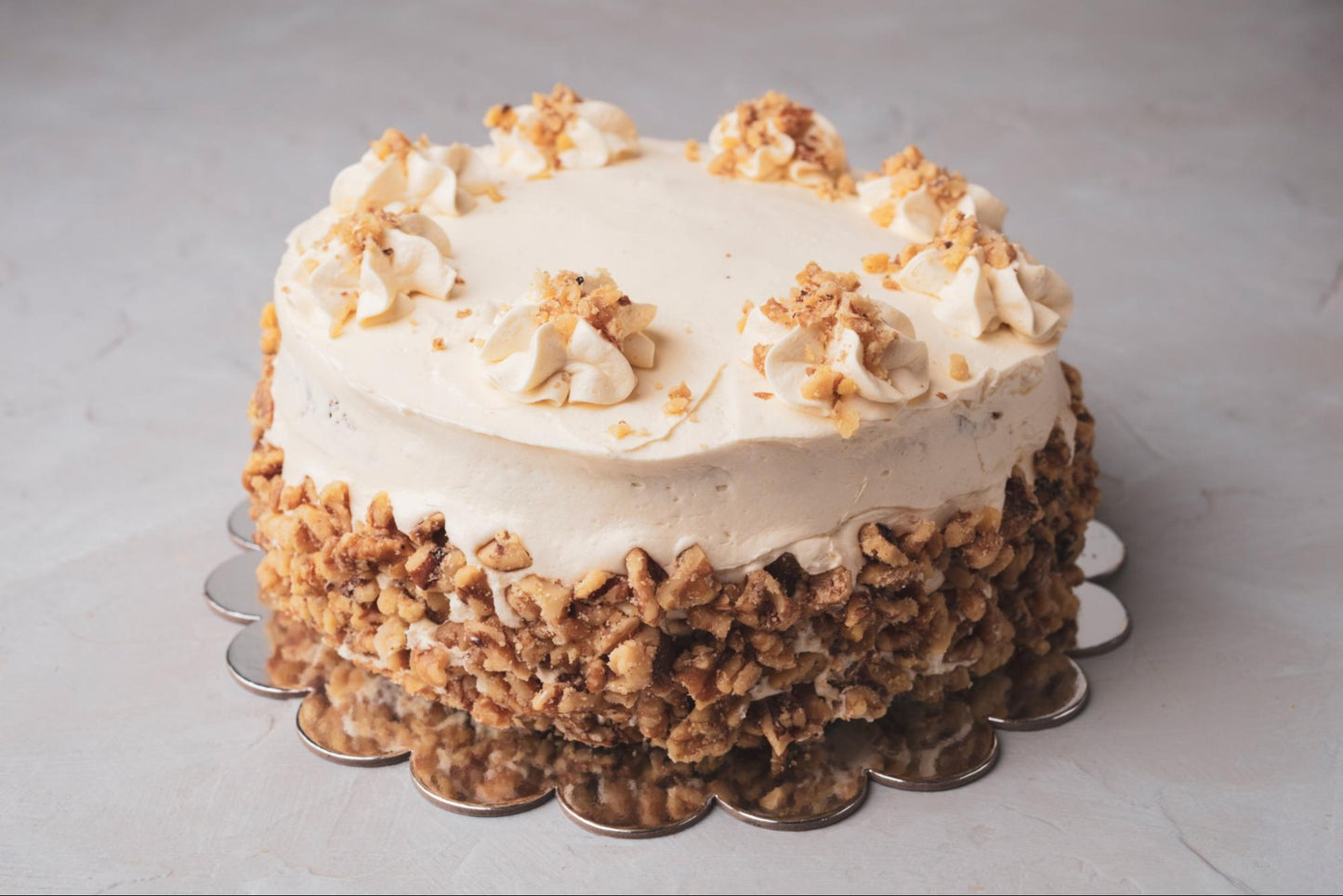 Vegan Carrot Cake with Vanilla Frosting